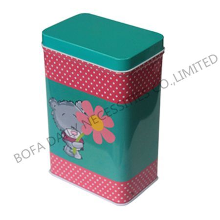 Cartoon prinintg tin box
