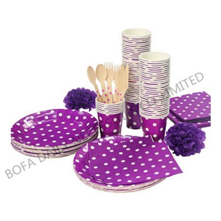 White dot printing tableware s...