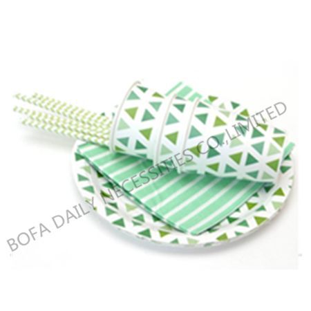 Green triangle printing tablew...
