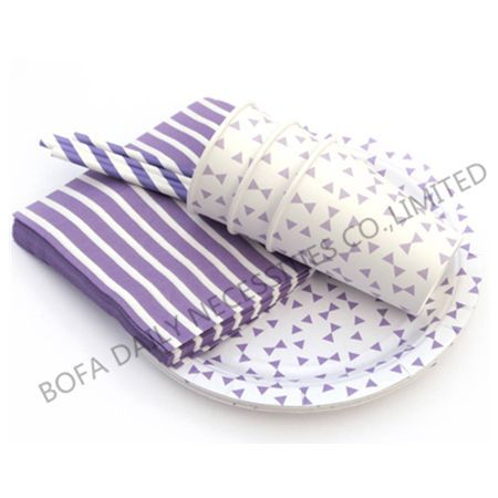 Purple triangle printing table...